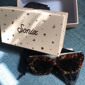 Sonix Tokyo Dream Tortoise oversized sunglasses